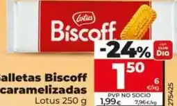 Dia Lotus - galletas biscoff caramelizadas oferta