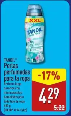 ALDI Tandil - perlas perfumadas para la ropa oferta