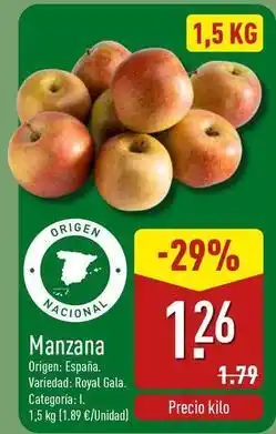 ALDI Origen - manzana oferta