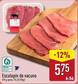 ALDI Escalopín de vacuno oferta