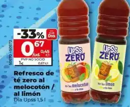 Dia Dia upss - refresco de te zero al melocoton oferta