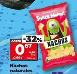 Dia Dia snack maniac - nachos naturales oferta