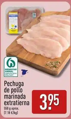 ALDI Pechuga de pollo marinada extratierna oferta