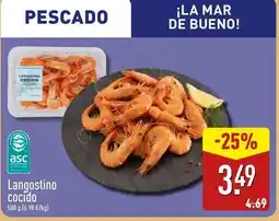 ALDI Langostino cocido oferta