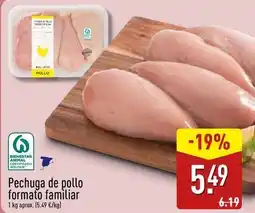 ALDI Pechuga de pollo formato familiar oferta