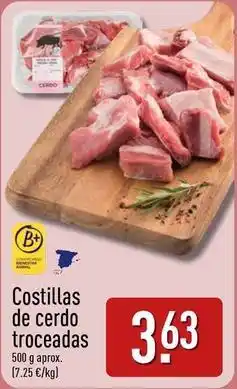 ALDI Costillas de cerdo troceadas oferta