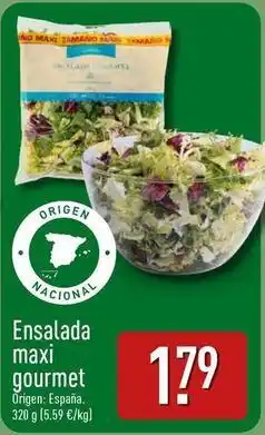 ALDI Origen - ensalada maxi gourmet oferta