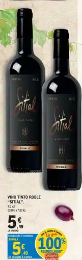 E.Leclerc Sitial - vino tinto roble oferta
