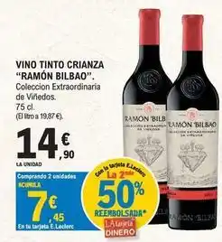 E.Leclerc Ramón bilbao - vino tinto crianza oferta
