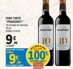 E.Leclerc Prado rey - vino tinto oferta