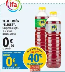 E.Leclerc ifa té al limón oferta
