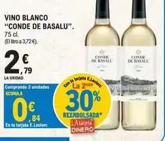 E.Leclerc Conde de basalu - vino blanco oferta