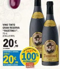 E.Leclerc Faustino - vino tinto gran reserva oferta
