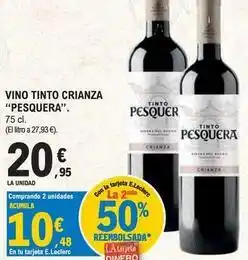 E.Leclerc Pesquera - vino tinto crianza oferta