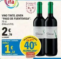 E.Leclerc Pago de carrovejas - vino tinto joven oferta