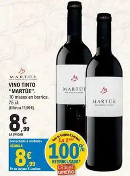 E.Leclerc Martue - vino tinto oferta