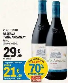 E.Leclerc Viña ardanza - vino tinto reserva oferta