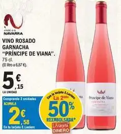 E.Leclerc La navarra - vino rosado garnacha oferta