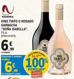 E.Leclerc Doña isabella - vino tinto o rosado garnacha oferta
