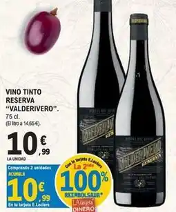 E.Leclerc Valderivero - vino tinto reserva oferta