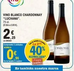 E.Leclerc Luchana - vino blanco chardonnay oferta