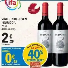 E.Leclerc Eurico - vino tinto joven oferta