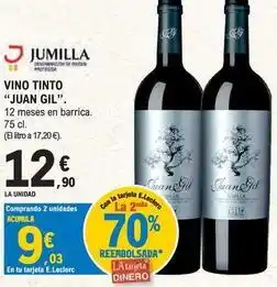 E.Leclerc Juan gil - vino tinto oferta