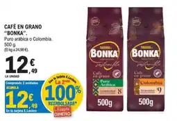 E.Leclerc Bonka café en grano oferta
