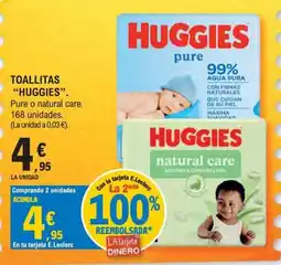 E.Leclerc Huggies toallitas oferta