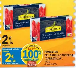 E.Leclerc Carretilla pimientos del piquillo enteros oferta