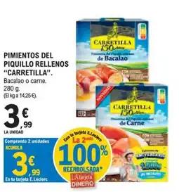 E.Leclerc Carretilla pimientos del piquillo rellenos oferta