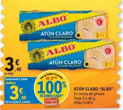 E.Leclerc Albo atún claro oferta