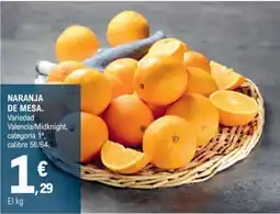 E.Leclerc Naranja de mesa oferta