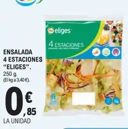 E.Leclerc eliges ensalada 4 estaciones oferta