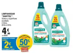 E.Leclerc Sanytol limpiador desinfectante suelos y superficies oferta