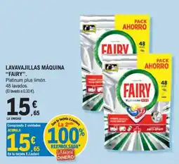 E.Leclerc Fairy lavavajillas máquina oferta
