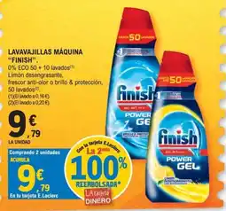 E.Leclerc Finish lavavajillas máquina oferta