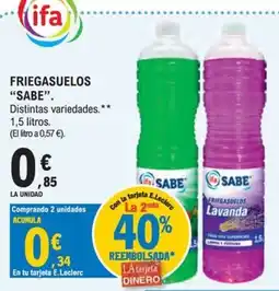 E.Leclerc ifa friegasuelos sabe oferta