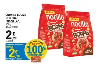 Nocilla cookies booms rellenas