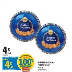 E.Leclerc Danesita butter cookies oferta