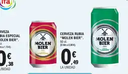 E.Leclerc Molen Bier cerveza rubia oferta