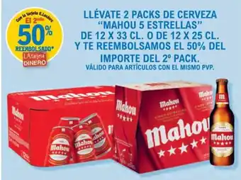 E.Leclerc Mahou 5 Estrellas oferta