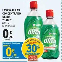 E.Leclerc Sabe lavavajillas ultra oferta