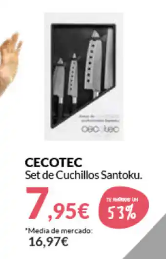 PrimaPrix Cecotec Set de Cuchillos Santoku oferta