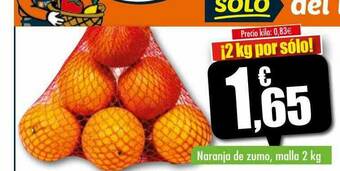 Unide Supermercados Naranja De Zumo oferta