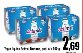 Unide Supermercados Yogur Líquido Actimel Danone oferta