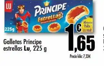 Unide Supermercados Galletas Príncipe Estrellas Lu oferta