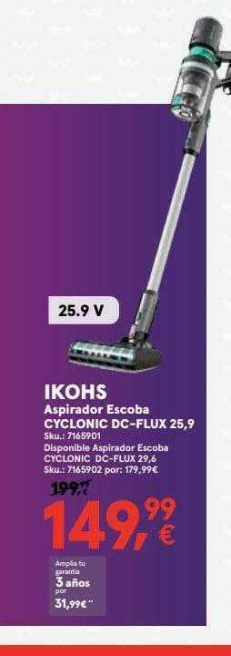 Ikohs Cyclonic DC-Flux 29,6V, asequible y muy potente
