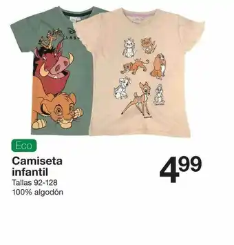 Zeeman Eco Camiseta Infantil oferta