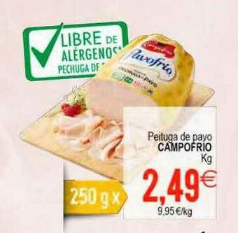 Plenus Supermercados Peituga De Payo Campofrio oferta